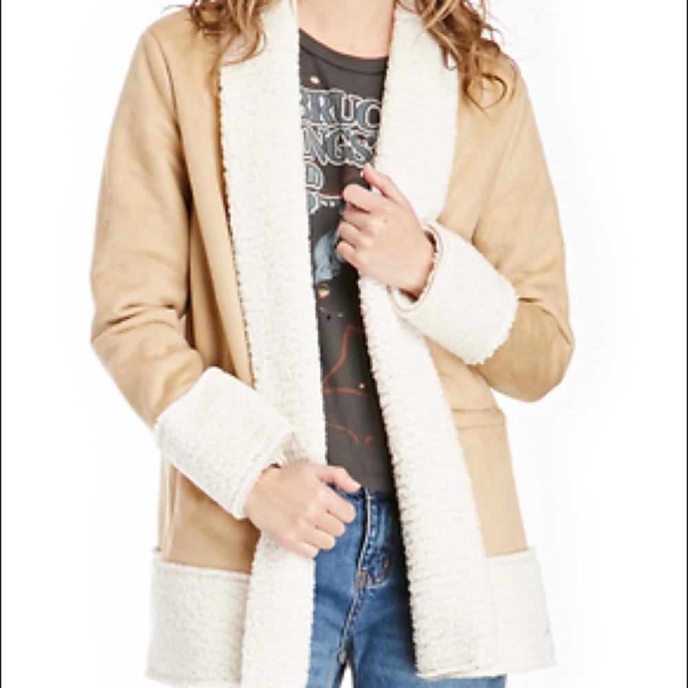 Somedays Lovin Laney Sherpa Shesrling Coat Jacket